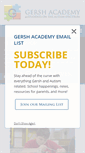 Mobile Screenshot of gershacademy.org